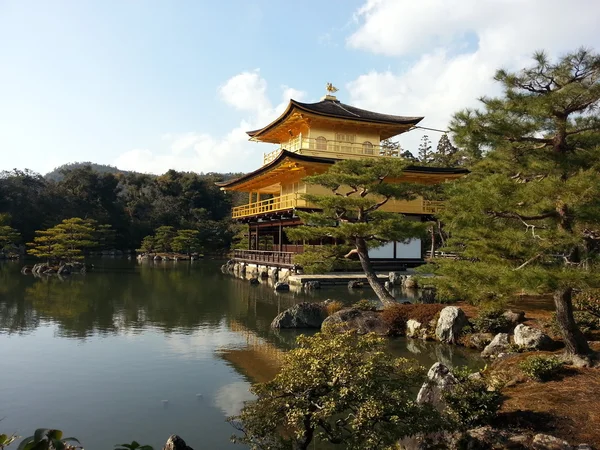 Kinkakuji Tempel der goldene Pavillon in kyoto, Japan — Stockfoto