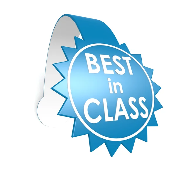 Best in class star label — Stock Photo, Image