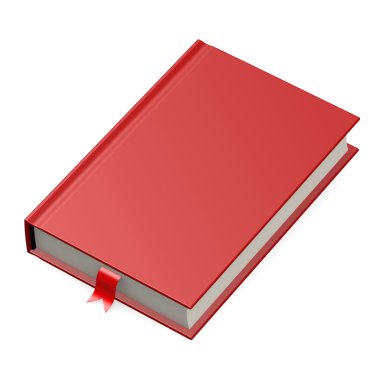izole kırmızı kitap