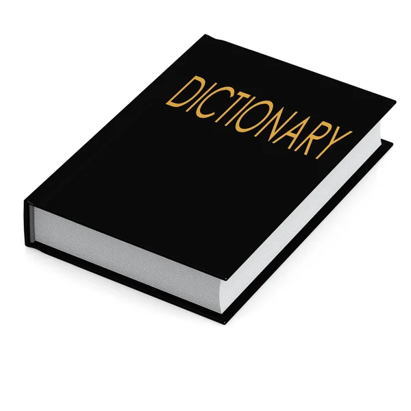 Słownik czarny — Zdjęcie stockowe