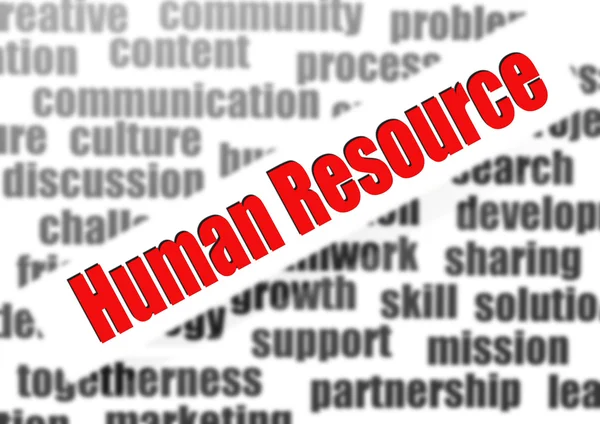 Menselijke hulpbronnen — Stockfoto
