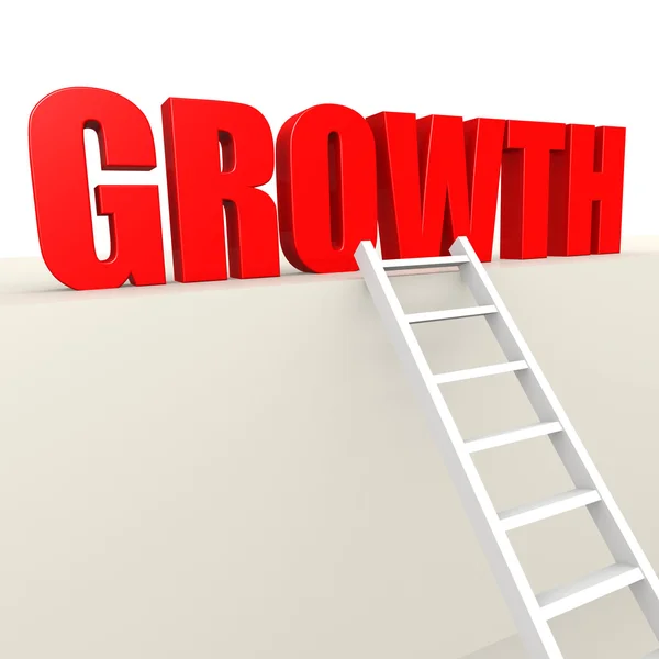 Ladder to growth — Stock Photo, Image