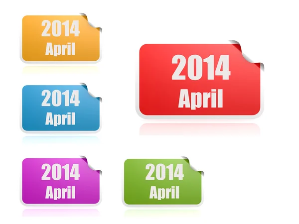 April of 2014 — Stock Photo, Image