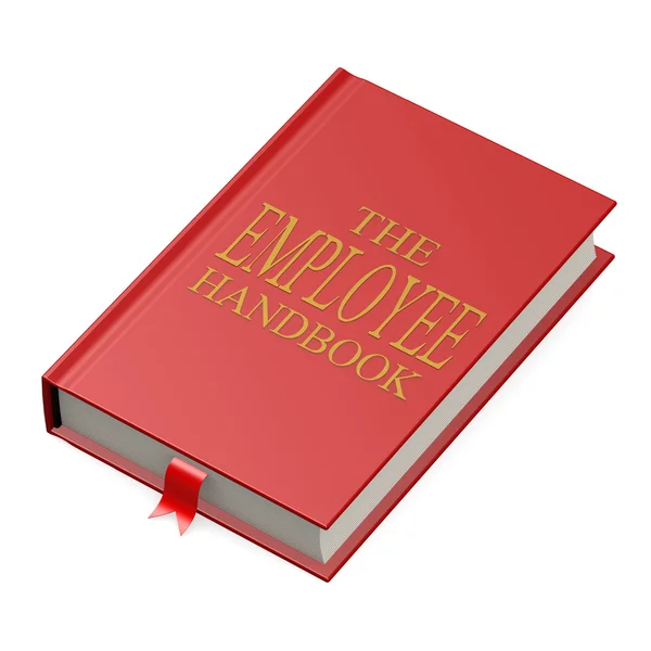 The employee handbook — Stock Photo, Image