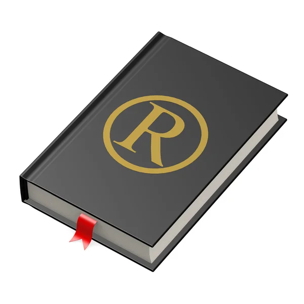 Registered book — Stock Photo, Image