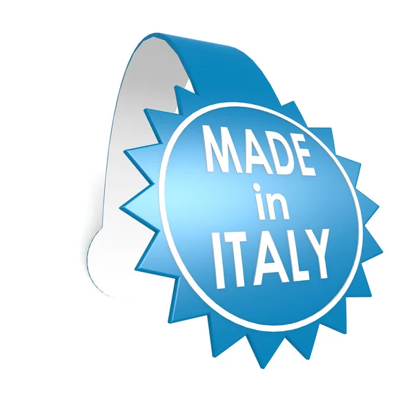 Made in Italy etichetta stellare — Foto Stock