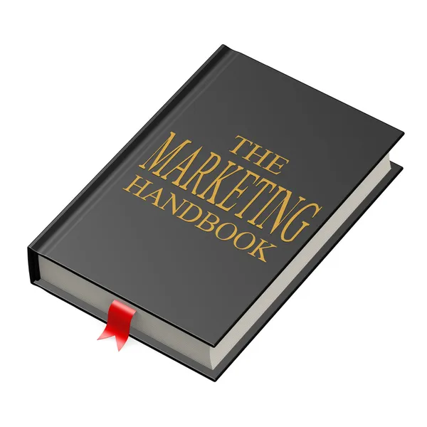 The marketing handbook — Stock Photo, Image