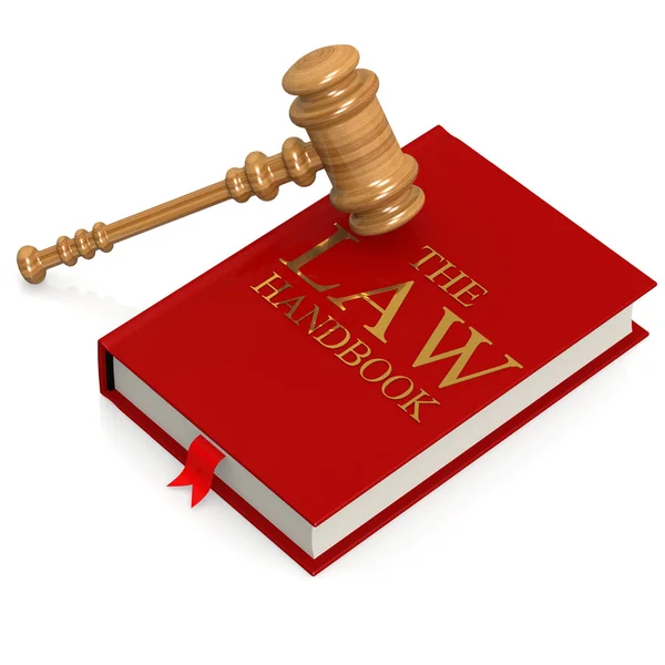 The law handbook — Stock Photo, Image