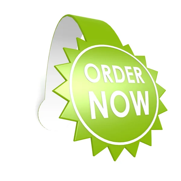 Order now star label — Stock Photo, Image