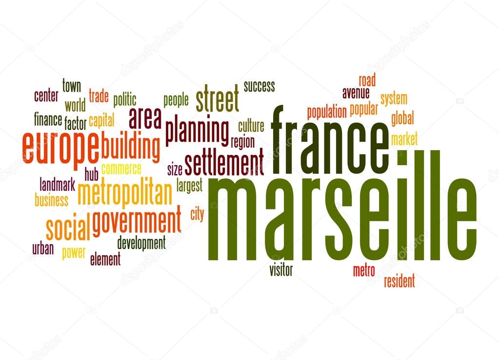 Marseille word cloud