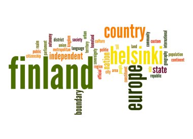 Finlandiya kelime bulutu