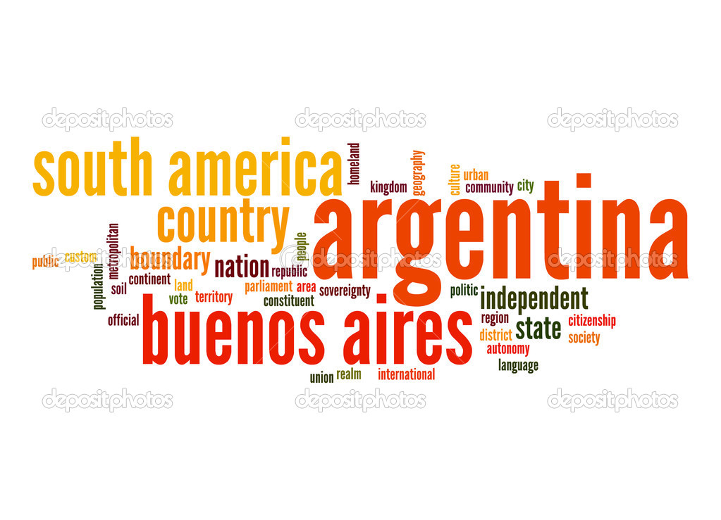 nube de palabras de Argentina — Foto de stock © tang90246 #43121615