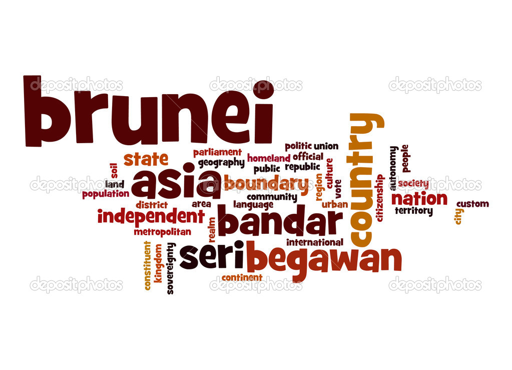 Brunei word cloud