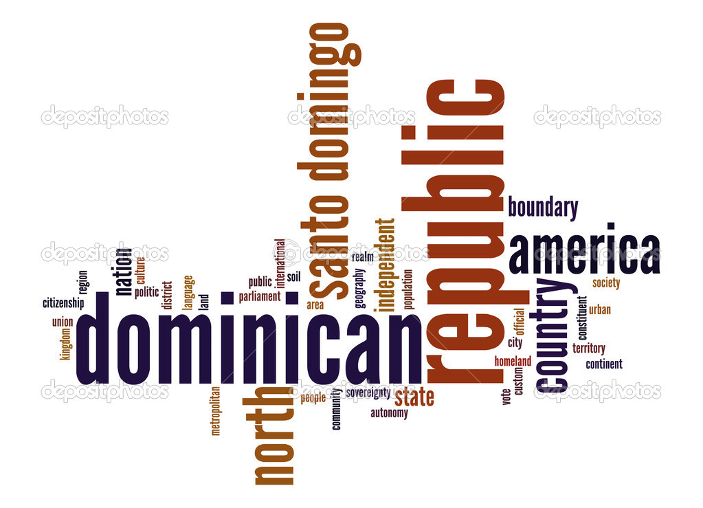 Dominican Republic word cloud