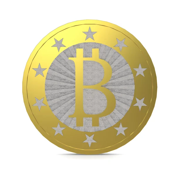 Isolated bitcoin — Stock Photo, Image