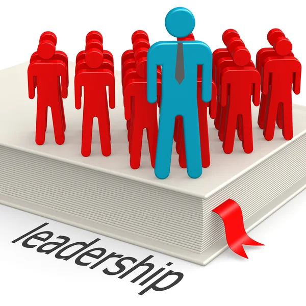 Libro di leadership — Foto Stock