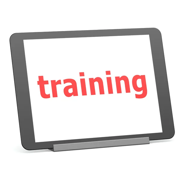 Tablet-Training — Stockfoto