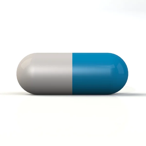 Comprimido azul — Fotografia de Stock
