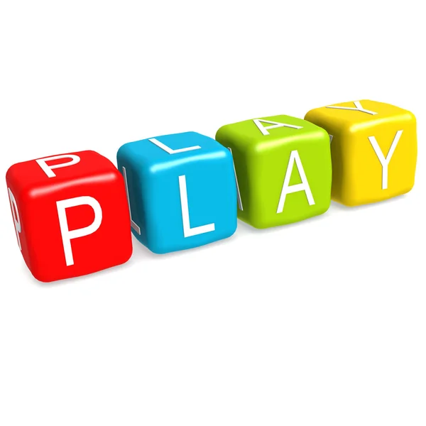 Play buzzword — Stock Photo, Image