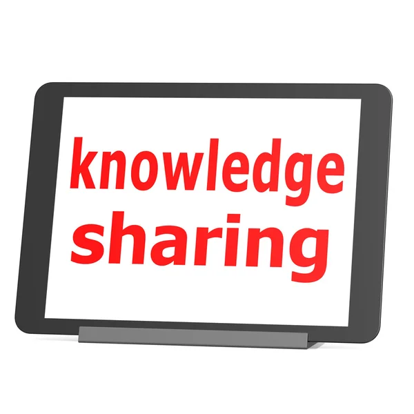 Tabulka sdílení znalostí — Stock fotografie