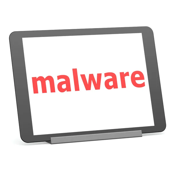 Tableta de malware —  Fotos de Stock