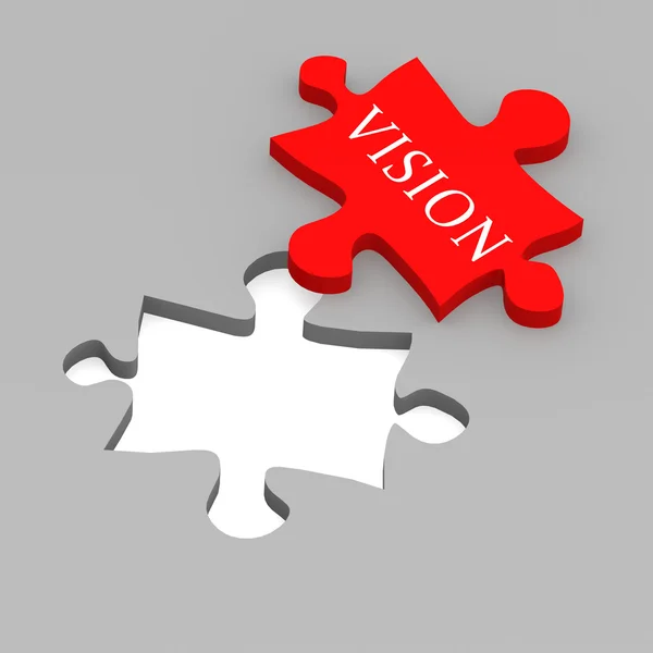 Vision puzzle — Stock Photo, Image