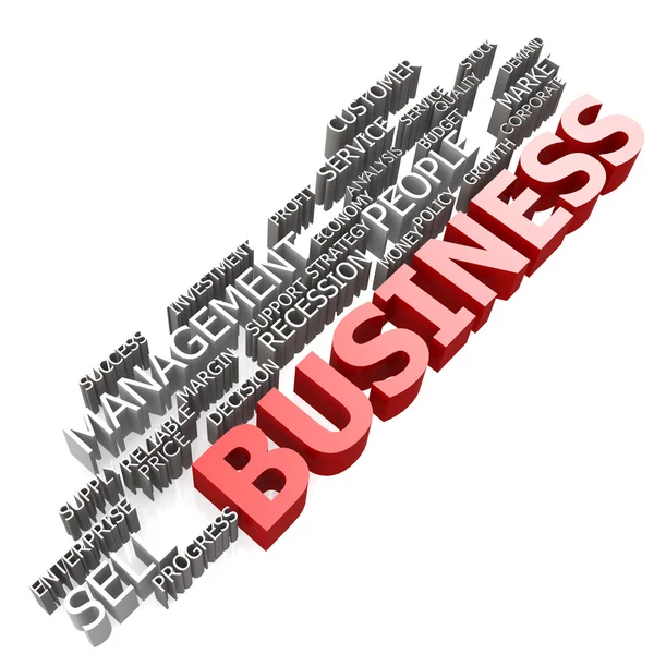 Business in 3D — Stock Photo, Image