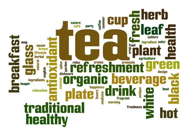 Thee word cloud — Stockfoto