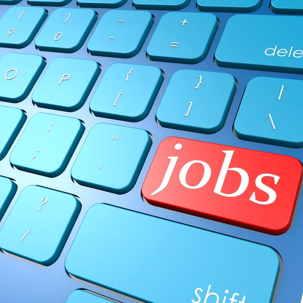Jobs keyboard — Stock Photo, Image