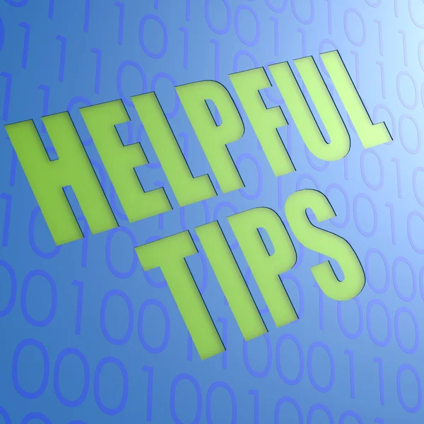 Helpful tips — Stock Photo, Image