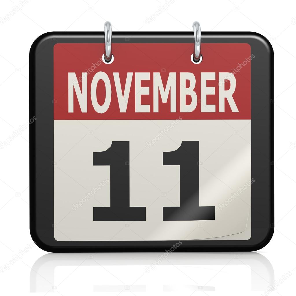 November 11, Veterans Day calendar