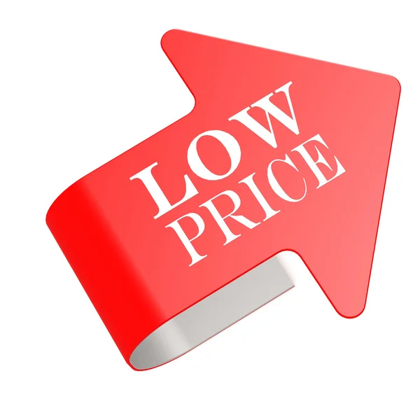 Low price twist label — Stock Photo, Image