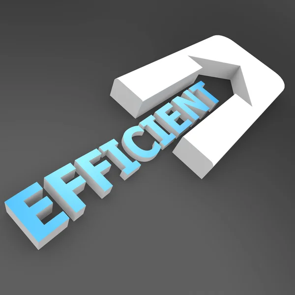 Efficient arrow — Stock Photo, Image