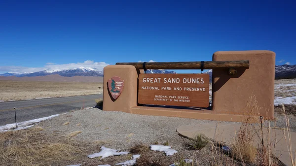 Parque Nacional das Grandes Dunas de Areia e Preservar, Colorado — Fotografia de Stock