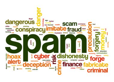 Spam kelime bulutu
