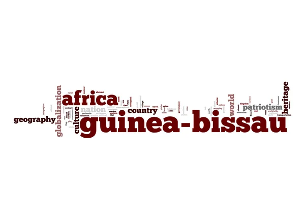 Gine Bissau kelime bulutu — Stok fotoğraf