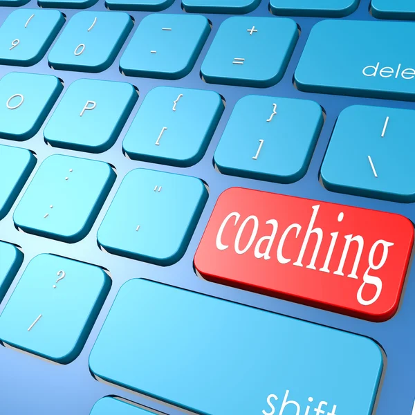 Tastatur til coaching – stockfoto