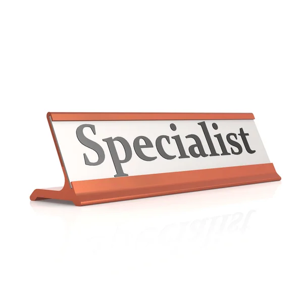 Specialist table-tagg — Stockfoto