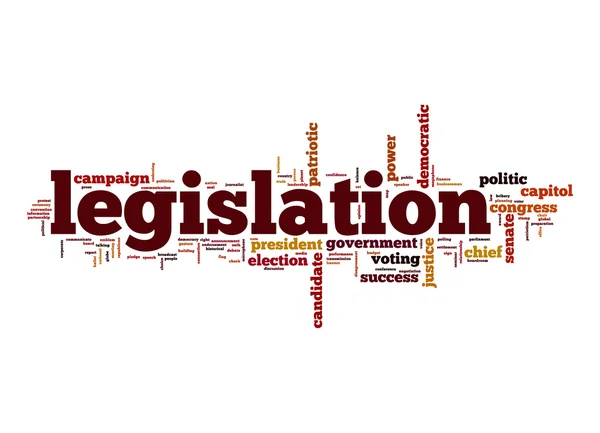 Legislation word cloud — Stock Photo, Image