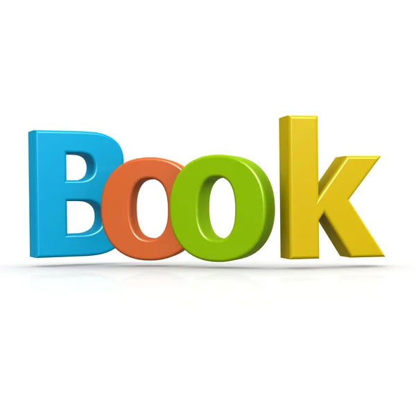 Könyv szó — Stock Fotó