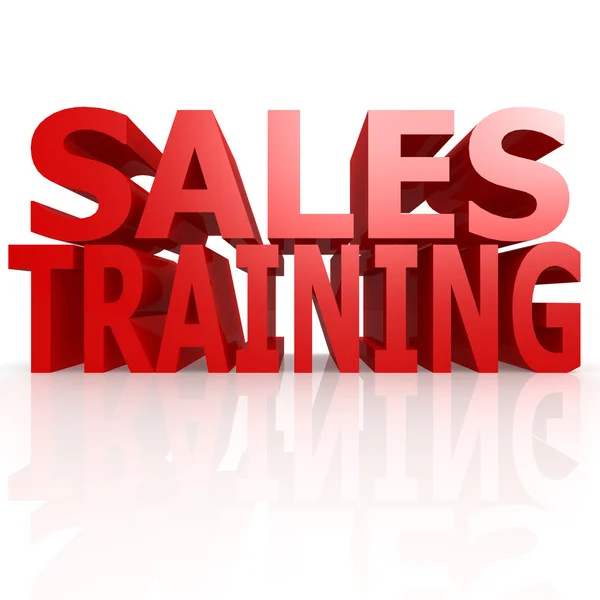 Sales training word — Stock Photo, Image