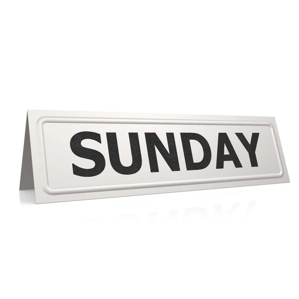 Sunday board — Stock Photo, Image