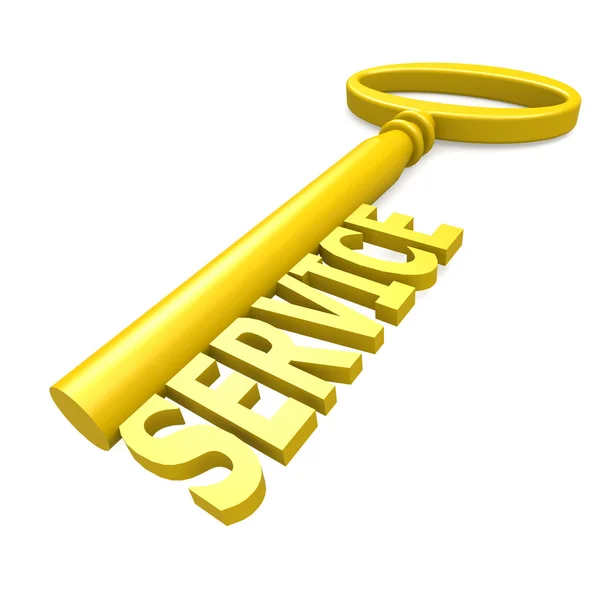 Key to service — Stock Photo, Image