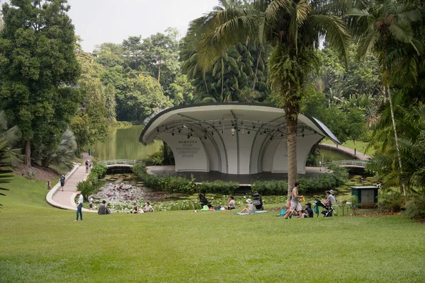 Singapore Oct 2021 Shaw Foundation Symphony Stage Singapore Botanic Gardens — Stock Photo, Image