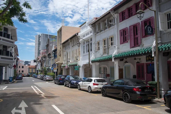 Cingapura Outubro 2021 Casas Típicas Ann Siang Hill Singapura Ann — Fotografia de Stock