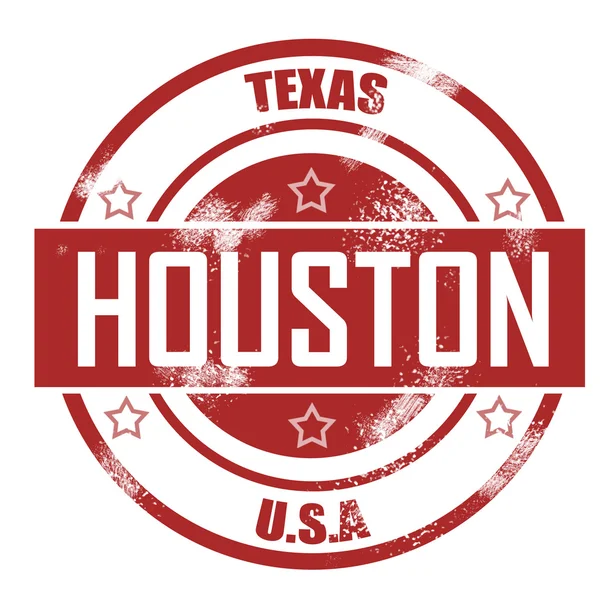 Houston pieczęć — Zdjęcie stockowe
