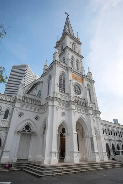 Singapur Ekim 2021 Singapur Gotik Tarzı Bir Şapel Olan Chijmes — Stok fotoğraf