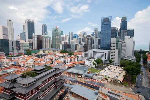 Singapore Okt 2021 Singapores Chinatown Med Sin Distinkta Låga Barock — Stockfoto