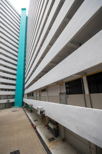 Singapore Nov 2021 Unique Pattern Exterior View Public Housing Singapore — Stock Photo, Image