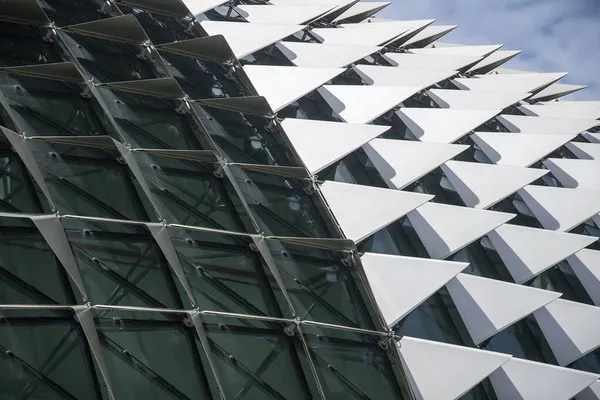 Singapour Nov 2021 Façade Verre Conception Architecte Théâtre Esplanade Esplanade — Photo
